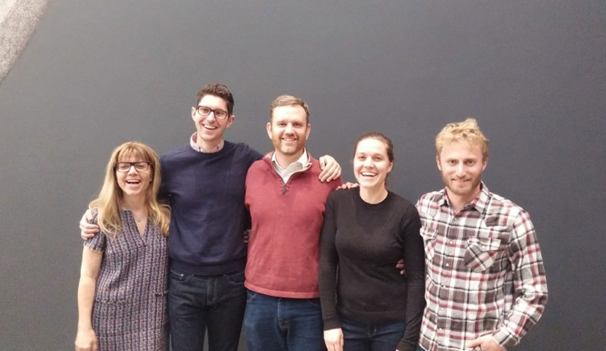 PHP fellows with editor-in-chief David K. Jones