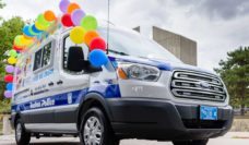 Boston Police Operation Hoodie Ice Cream Truck with Balloons
