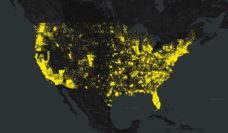 Map of the Unites States from Understanding Homelessness