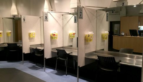 Insite, the first legal supervised injection facility in North America. Photo courtesy Vancouver Coastal Health.