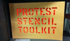 Book cover "Protest Stencil Toolkit"