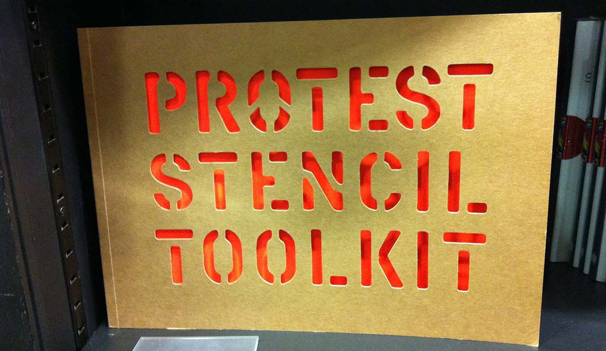 Book cover "Protest Stencil Toolkit"