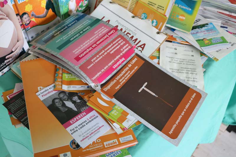 Sex education materials in El Salvador