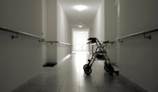 Nursing home corridor