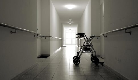 Nursing home corridor