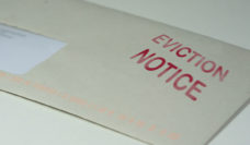 envelope with eviction notice