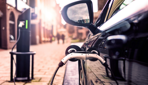 electric vehicle charging in the street